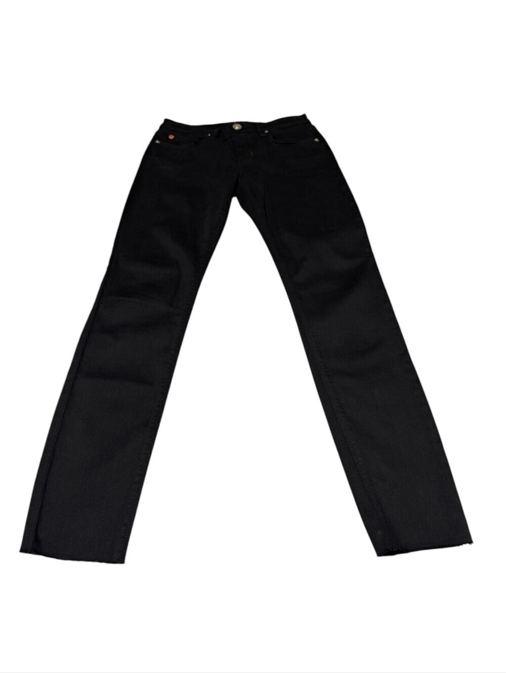 Hudson Jeans Natalie Mid Rise Skinny Black Ankle Pants Women’s Size 26 - Picture 5 of 9